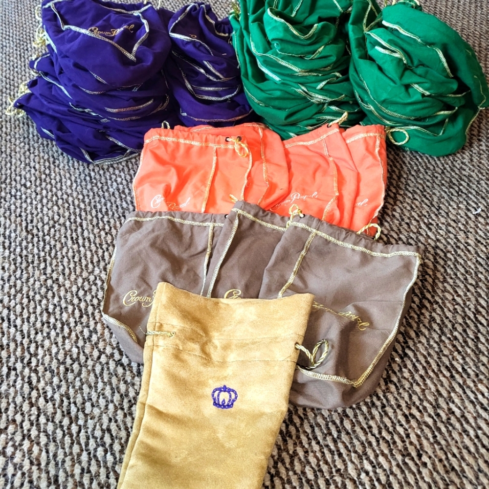 100+ Lot Crown Royal Bags